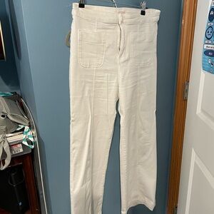 LC Lauren Conrad White Wide Leg Pants
